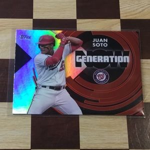 MLB Juan Soto Topps Now Generation GN-3